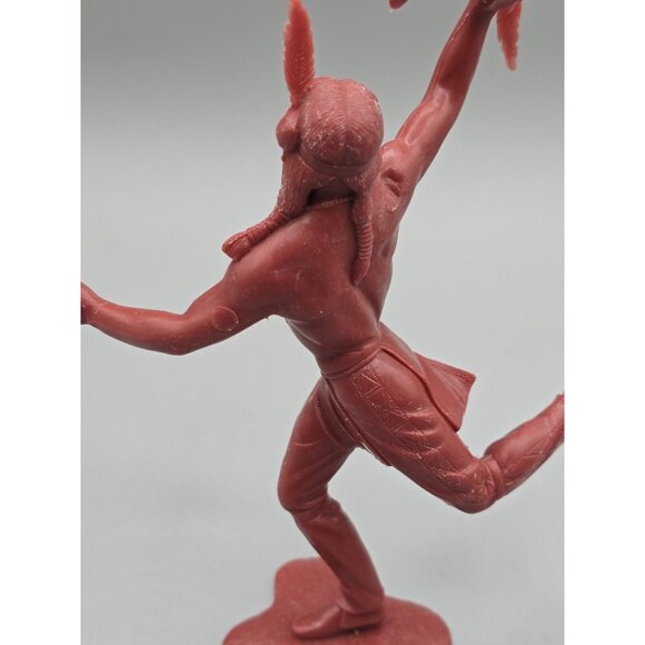 Vintage Marx Native American Indian Figures 6" 1964 LOT OF 4 - Picture 16 of 16